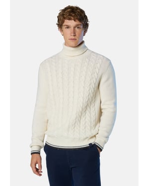 North Sails Pullover Mit Zopfstrick vorne