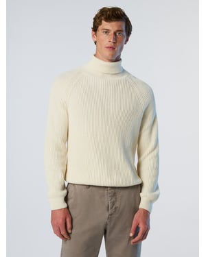 North Sails Pullover Fischerrippe Rollkragenpullover