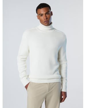 North Sails Pullover Rollkragen mit Rippbündchen