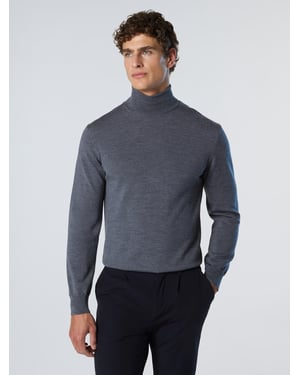 North Sails Pullover Rollkragenpullover aus Merinowolle