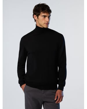 North Sails Pullover Rollkragenpullover aus Merinowolle