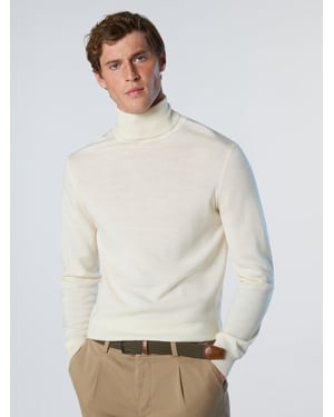 North Sails Pullover Rollkragenpullover aus Merinowolle