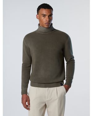 North Sails Pullover Verblasster Rollkragenpullover