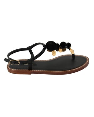 Dolce Gabbana Pompom Sandalen