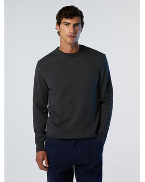 North Sails Pullover Rundhalsausschnitt aus Merinowolle