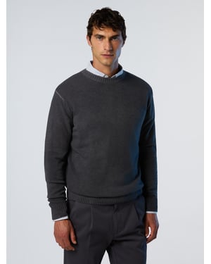 North Sails Pullover Ausgeblichener Rundhalsausschnitt