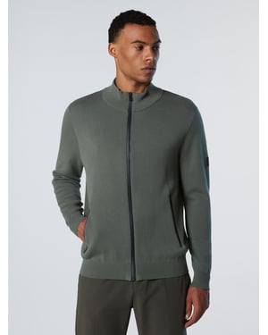 North Sails Pullover Geklebter durchgehender Reißverschluss