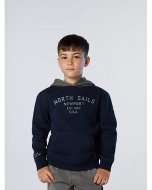 North Sails Kapuzenpullover Mit Newport-Aufdruck