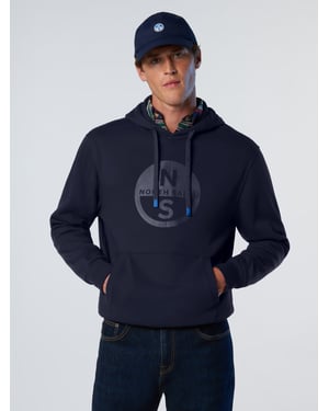 North Sails Kapuzenpullover Mit Maxi-Logo-Print