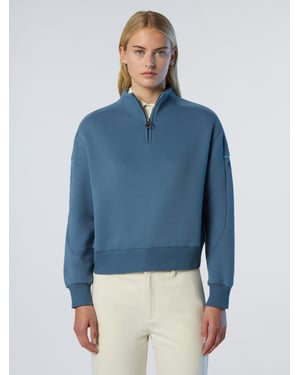 North Sails Sweatshirt mit halbem Reißverschluss Winter-Fleece