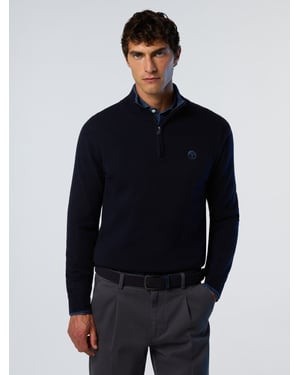 North Sails Pullover Halber Reißverschluss aus Kaschmirmischung