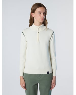 North Sails Pullover Viskose-Stehkragen