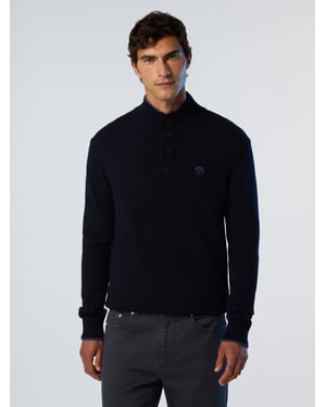 North Sails Pullover Knopfleiste aus Kaschmirmischung