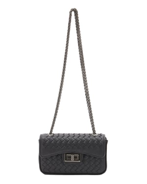 Faina Schultertaschen Damen schwarz