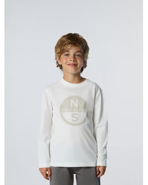 North Sails T-Shirt Langarmshirt mit Maxi-Logo