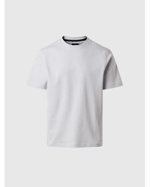 North Sails T-Shirt Interlock-Gewebe mit Etikett