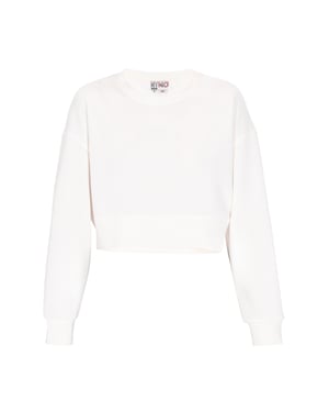 Mymo Sweatshirt Frauen Weiß