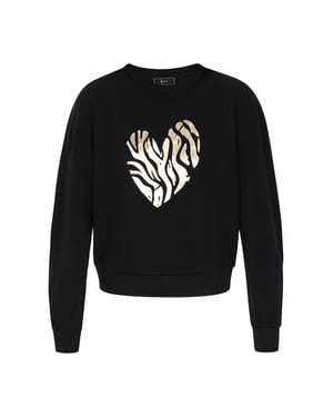 Faina Sweatshirt Frauen Schwarz