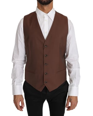 Dolce & Gabbana Wollweste (Model TSH2649) - Braun