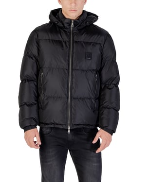 Pufferjacke mit Kapuze und Reißverschluss