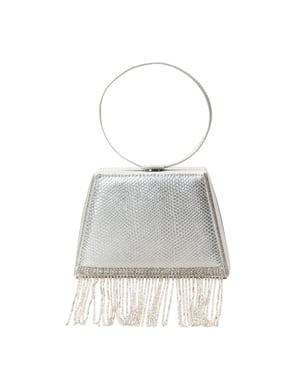 Faina Clutch/Abendtasche Damen Silber