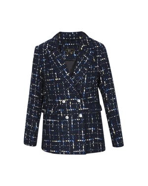 Faina Jacke Frauen Marineblau Mehrfarbig