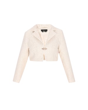 Faina Jacke Frauen cremefarben