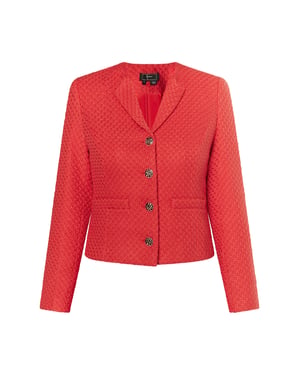 Faina Bouclé-Jacke Damen verrotten