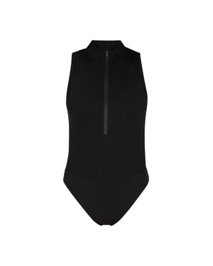 Faina Bodysuit Frauen Schwarz