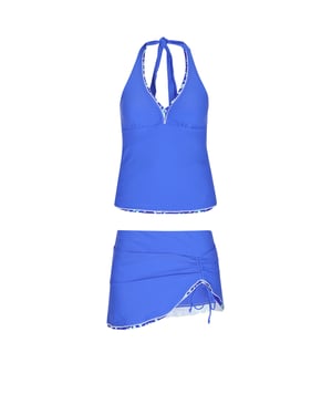Faina Badeanzug Frauen Blau