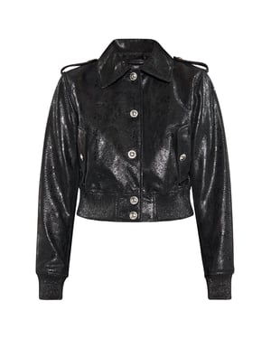 Faina Jacke Damen Schlange Schwarz