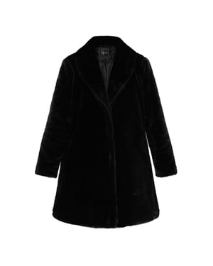 Faina Mantel Frauen Schwarz