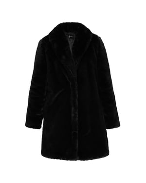 Faina Mantel Frauen Schwarz