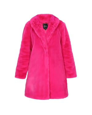 Faina Mantel Frauen Fuchsie