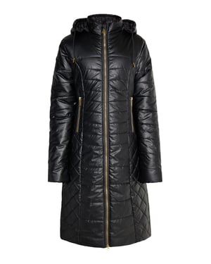 Faina Leichter Steppmantel Damen schwarz