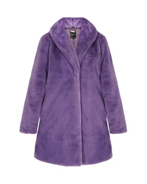 Faina Mantel für Damen, tailliert - Lila