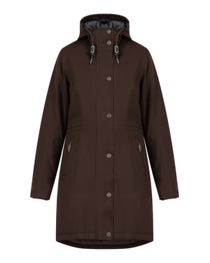 usha Winterparka Damen dunkelbraun