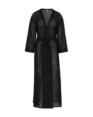 IZIA Kimono Damen schwarz