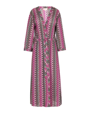 IZIA Kimono Damen Rosa Mehrfarbig