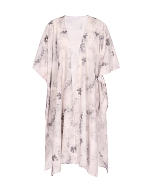 usha Kimono Damen Grau Mehrfarbig