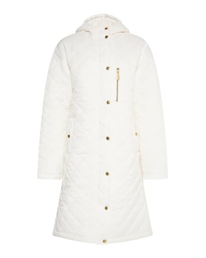 Faina Leichter Steppmantel Damen Creme