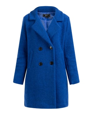 Faina Mantel Damen royalblau