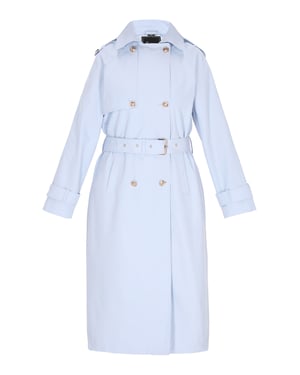 Faina Mantel Frauen hellblau