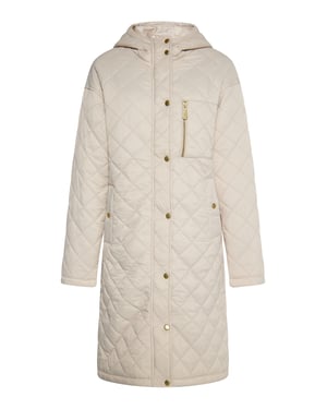 Faina Leichter Steppmantel Damen Höllenbeige