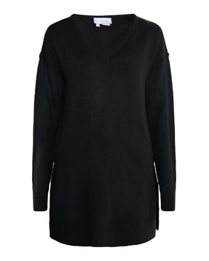 usha Strickpullover Damen schwarz