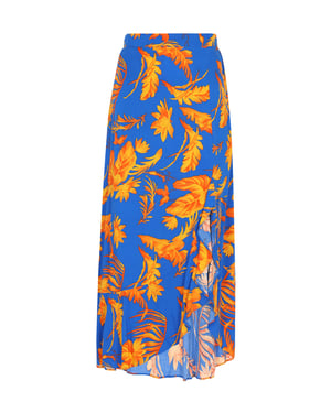 IZIA Rock Frauen blau gelb
