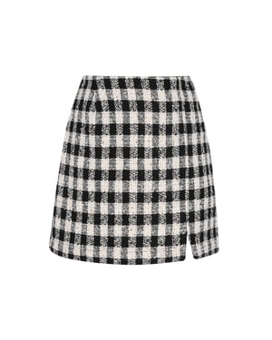 Faina Rock Frauen schwarz/offwhite