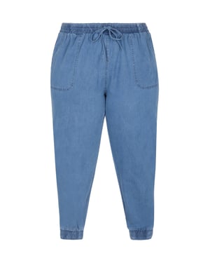usha Hosen in großen Größen Frauen Blau