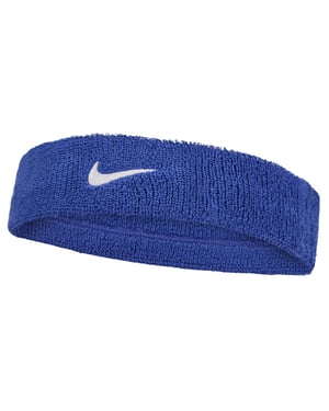 Nike - "Classic" Stirnband (Königsblau/Weiß)
