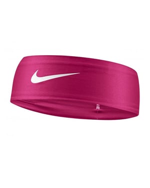 Nike - Stirnband, Dri-FIT (Lebhaftes Rosa/Weiß)